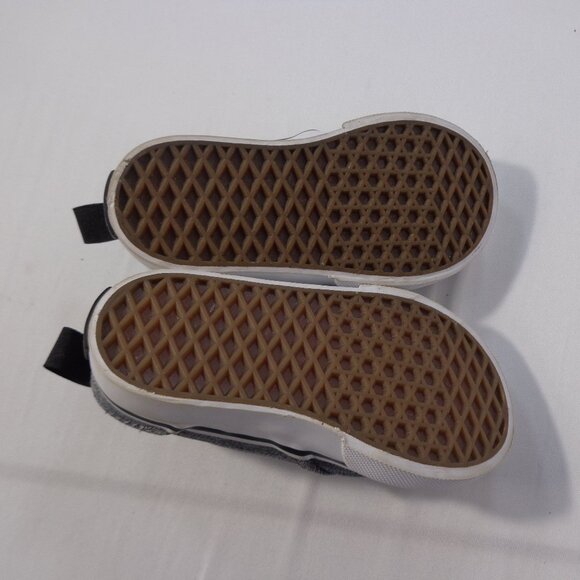 Vans Atwood Kids Low Slip On Shoes‎ Gray Chambray Toddler Boy's Size 5 - Picture 7 of 7